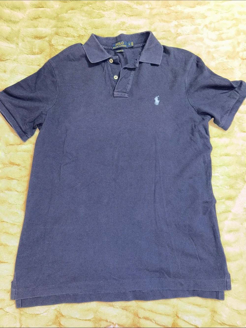 Polo by Ralph Lauren Men's Navy Blue Short-Sleeve Polo